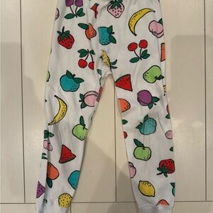 Colorful Fruit Print Kids Leggings
